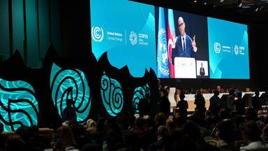 Eröffnungsplenarsitzung des UN-Klimagipfels COP29