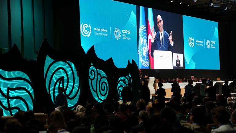 Eröffnungsplenarsitzung des UN-Klimagipfels COP29