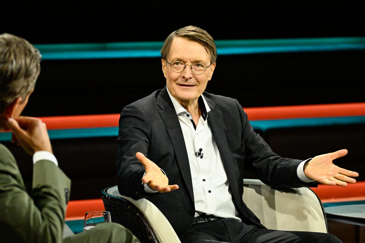Ex-Gesundheitsminister Lauterbach ist zu Gast bei "Markus Lanz".