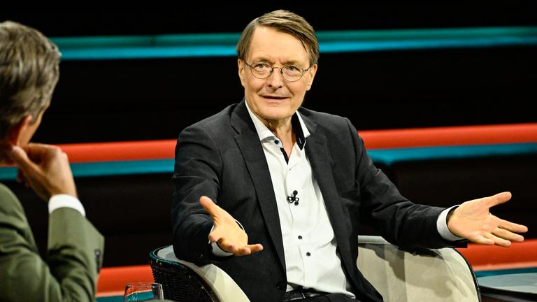 Ex-Gesundheitsminister Lauterbach ist zu Gast bei "Markus Lanz".