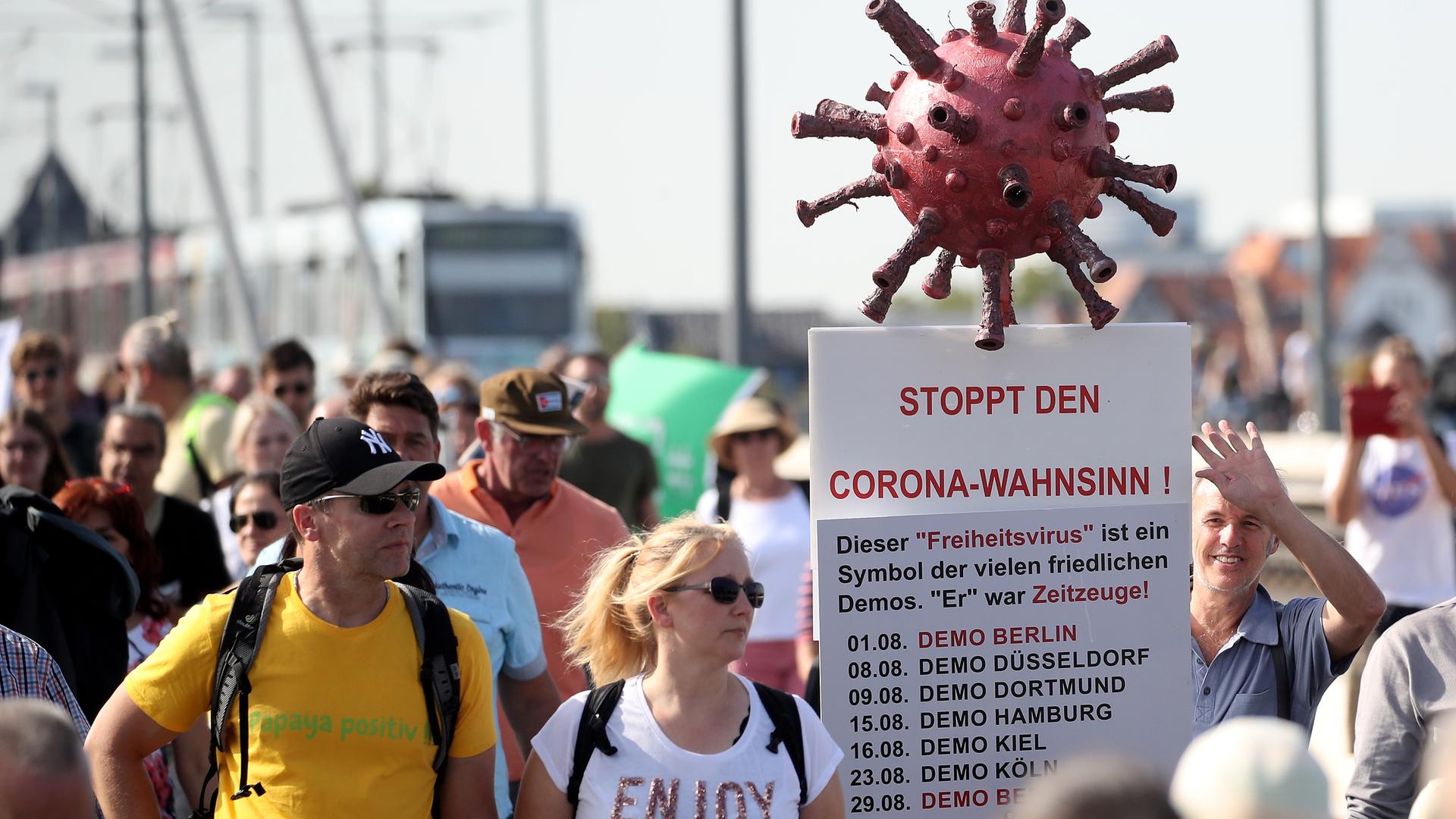 Proteste gegen die Corona-Maßnahmen