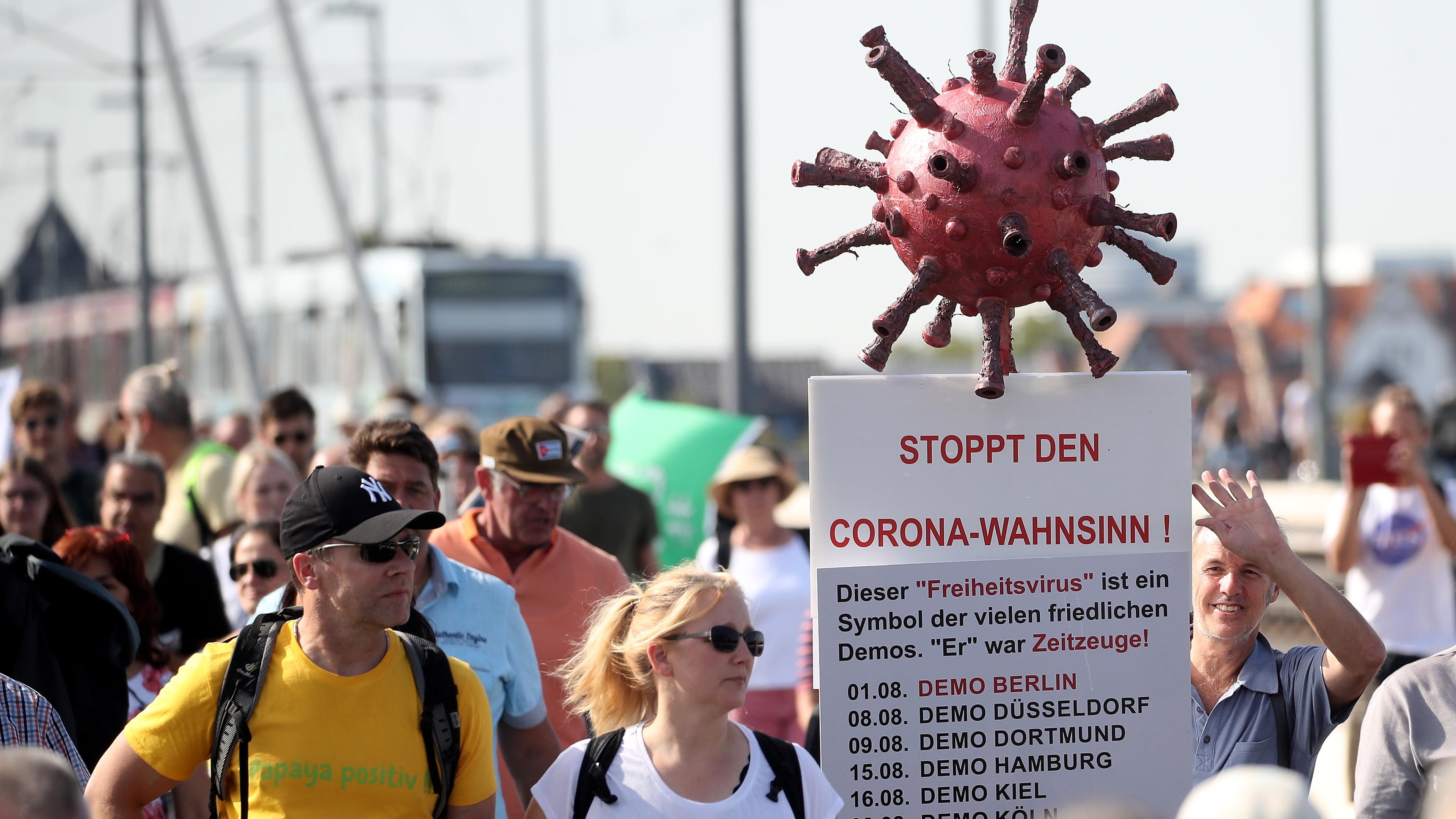 Proteste gegen die Corona-Maßnahmen