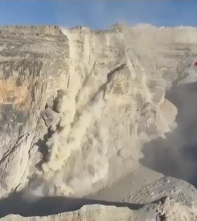 Felssturz in den Dolomiten