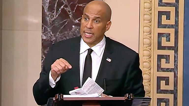 Booker Senate Speech