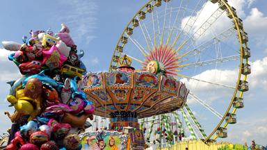 Riesenrad und Luftballon