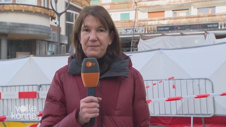 Dorothea Dörner in Schaltposition vor der Unglücksstelle