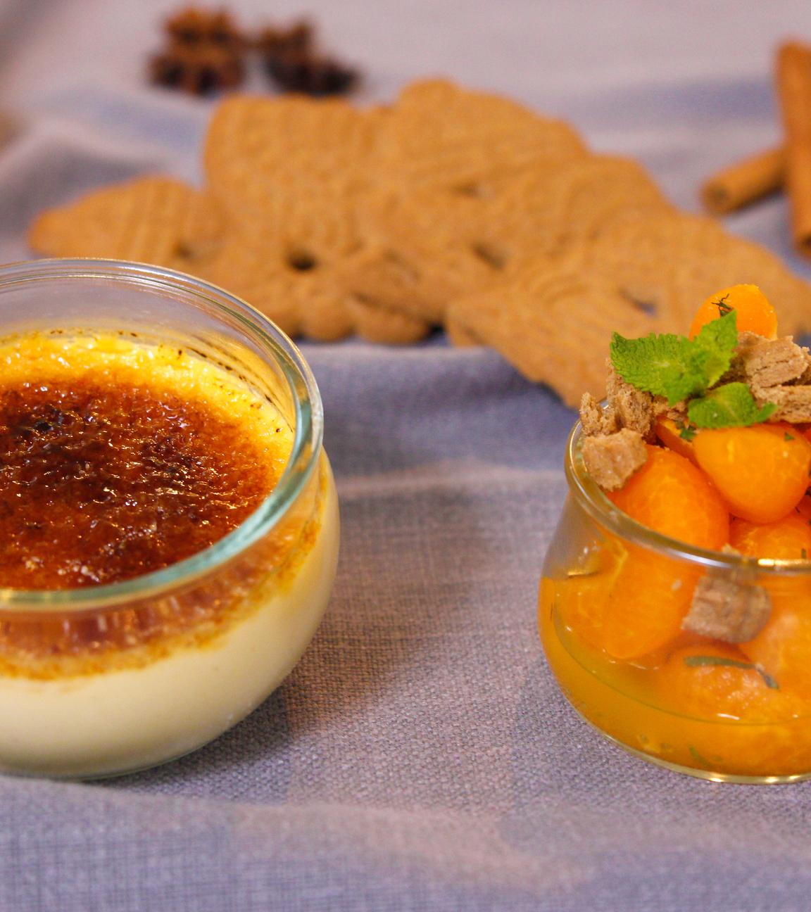 Vorweihnachtliche Crème Brûlée