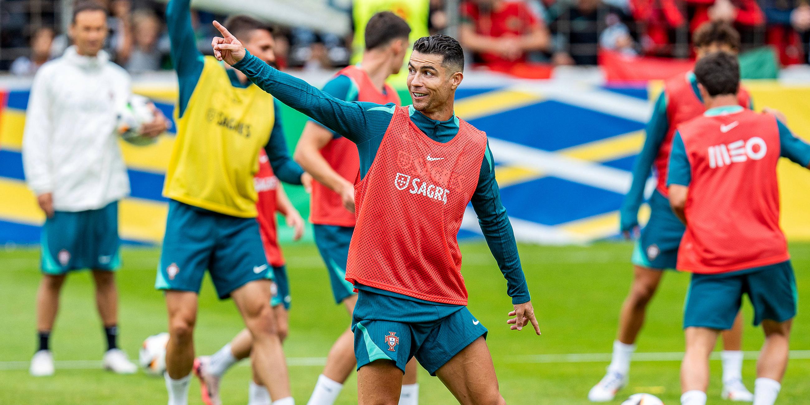 Das Bild zeigt Cristiano Ronaldo.