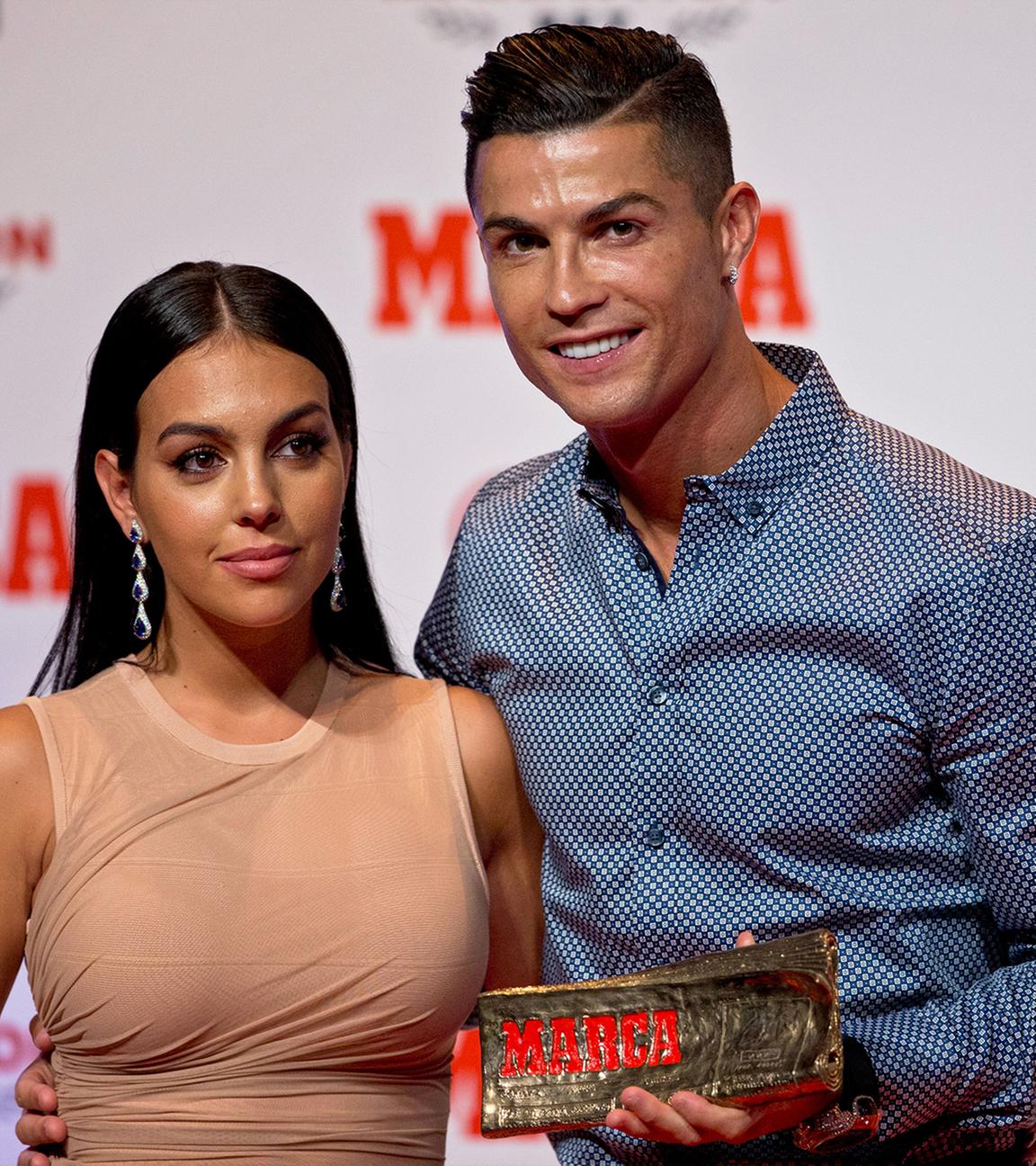 Cristiano Ronaldo und seine langjährige Freundin Georgina Rodríguez