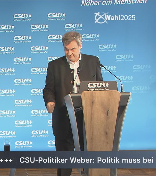 CSU-Chef Söder zum Ergebnis der Bundestagswahl