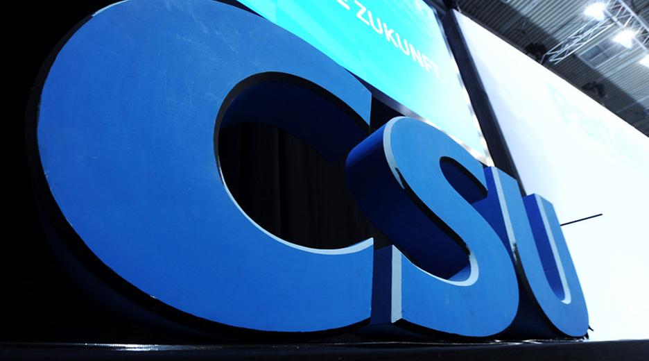 Archiv: Logo der CSU in München
