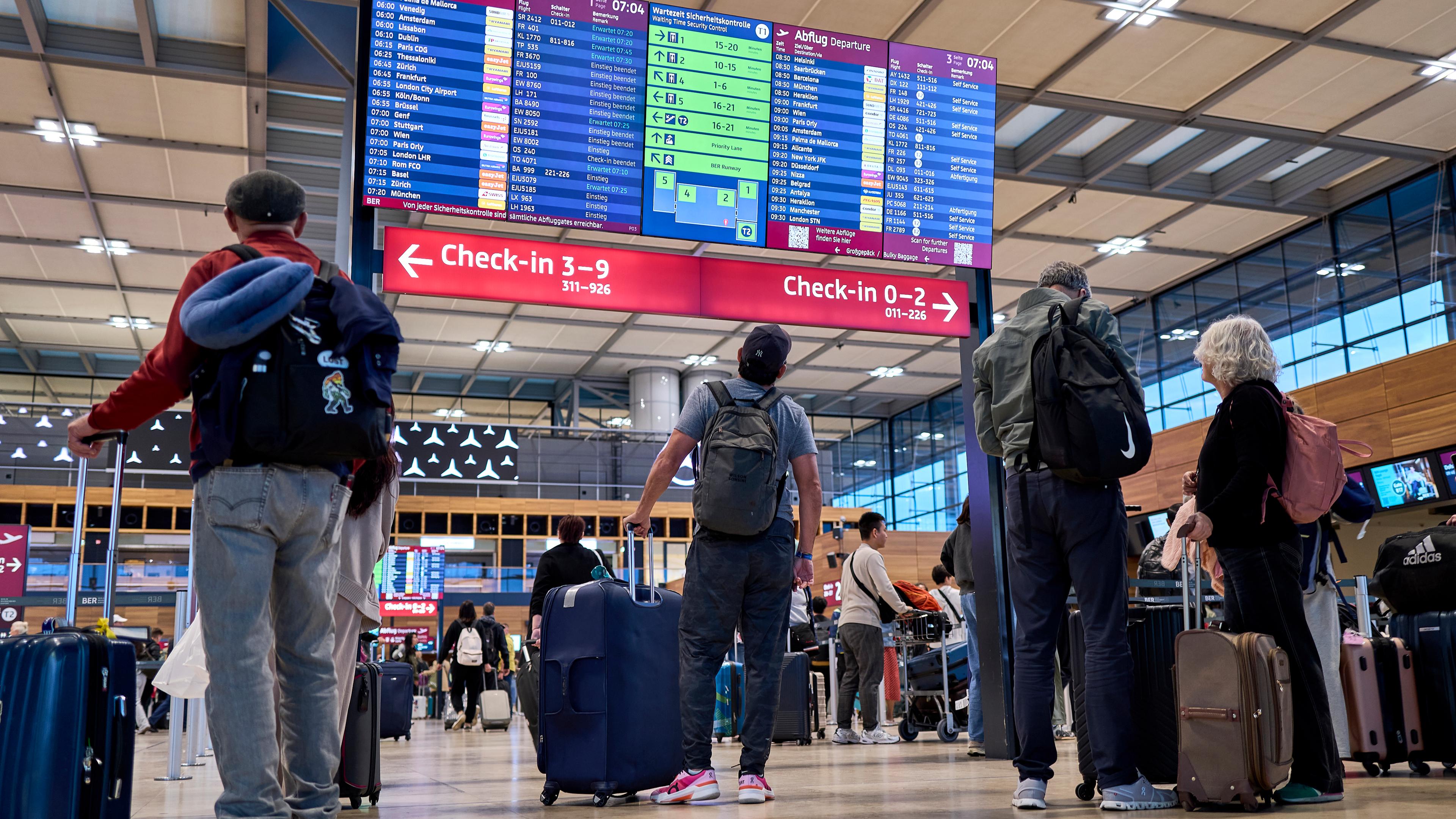 Nach dem Cyberangriff an europäischen Airports - Berlin