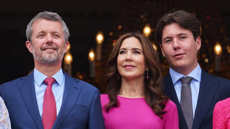 König Frederik, Königin Mary und Kronprinz Christian