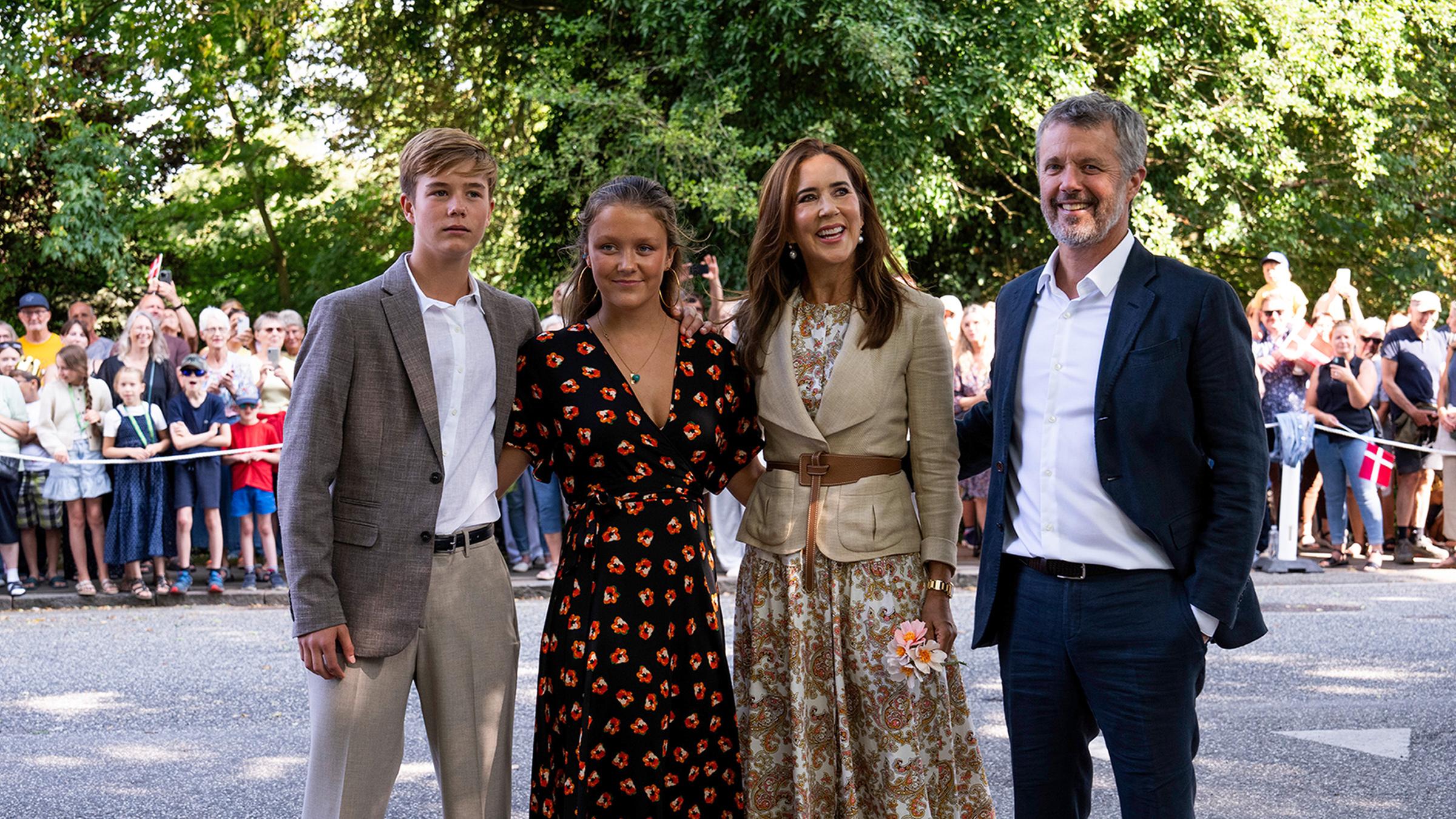 König Frederik, Mary, Isabella und Vincent