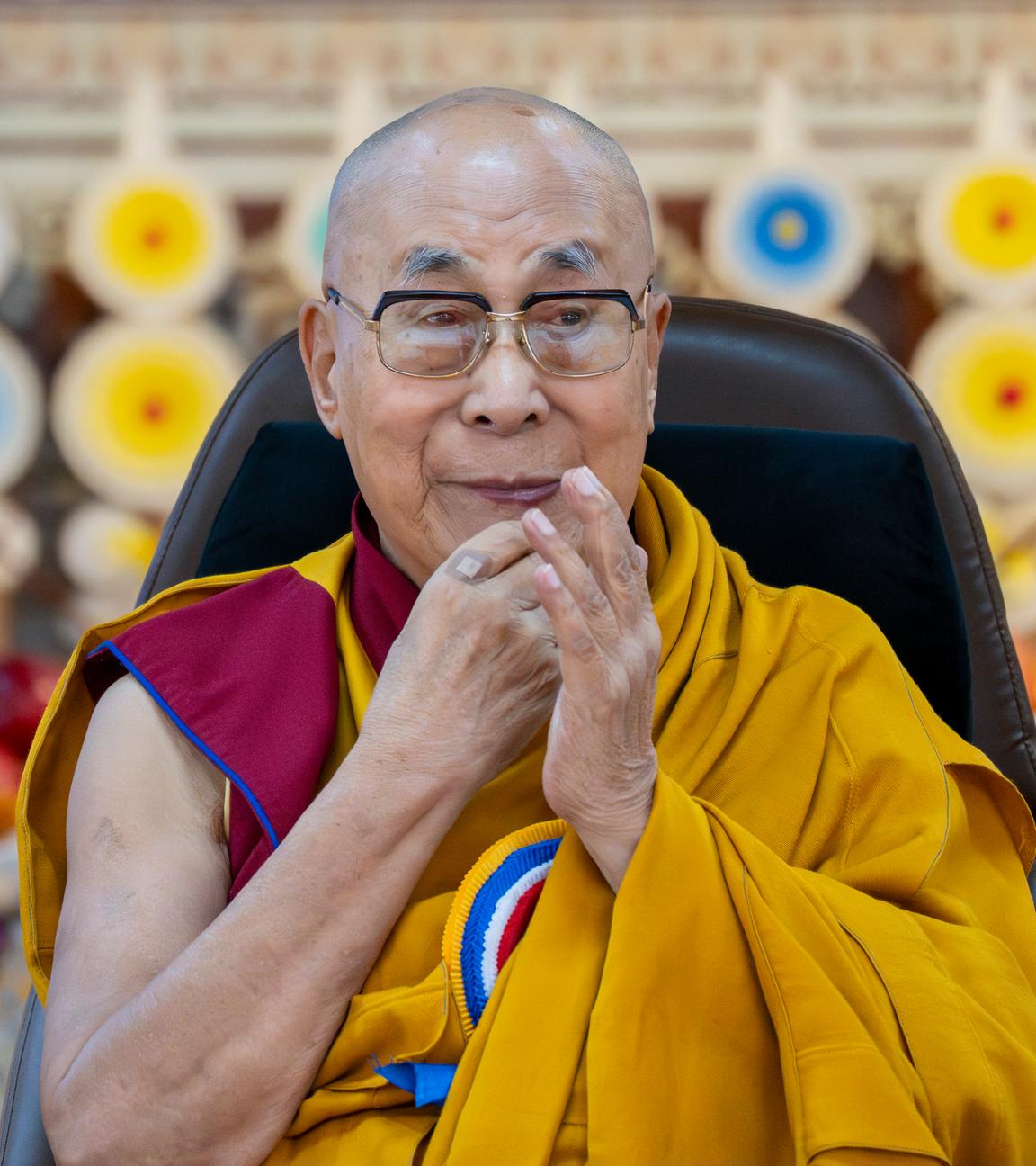 Der Dalai Lama bei einer Videobotschaft zu seinem 90. Geburtstag.