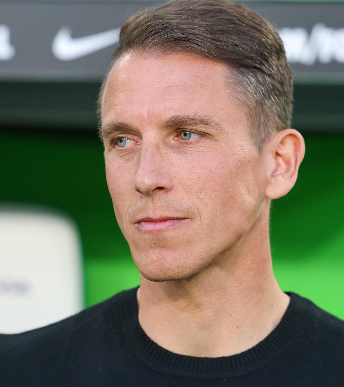 Interimstrainer Daniel Bauer (VfL Wolfsburg) beim Spiel gegen TSG 1899 Hoffenheim, 1. Bundesliga.