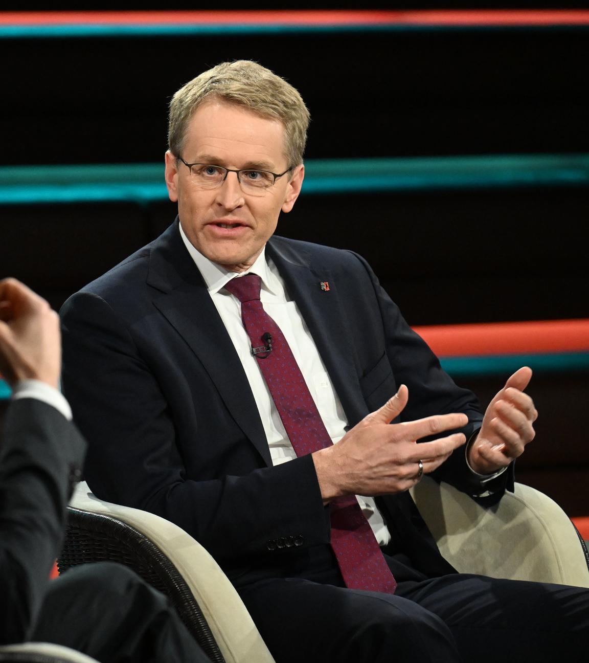 Daniel Günther (CDU) und Markus Lanz