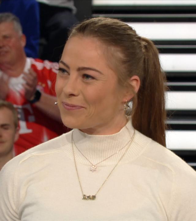 Die deutsche Freestyle-Skierin Daniela Maier zu Gast im aktuellen Sportstudio in Mainz