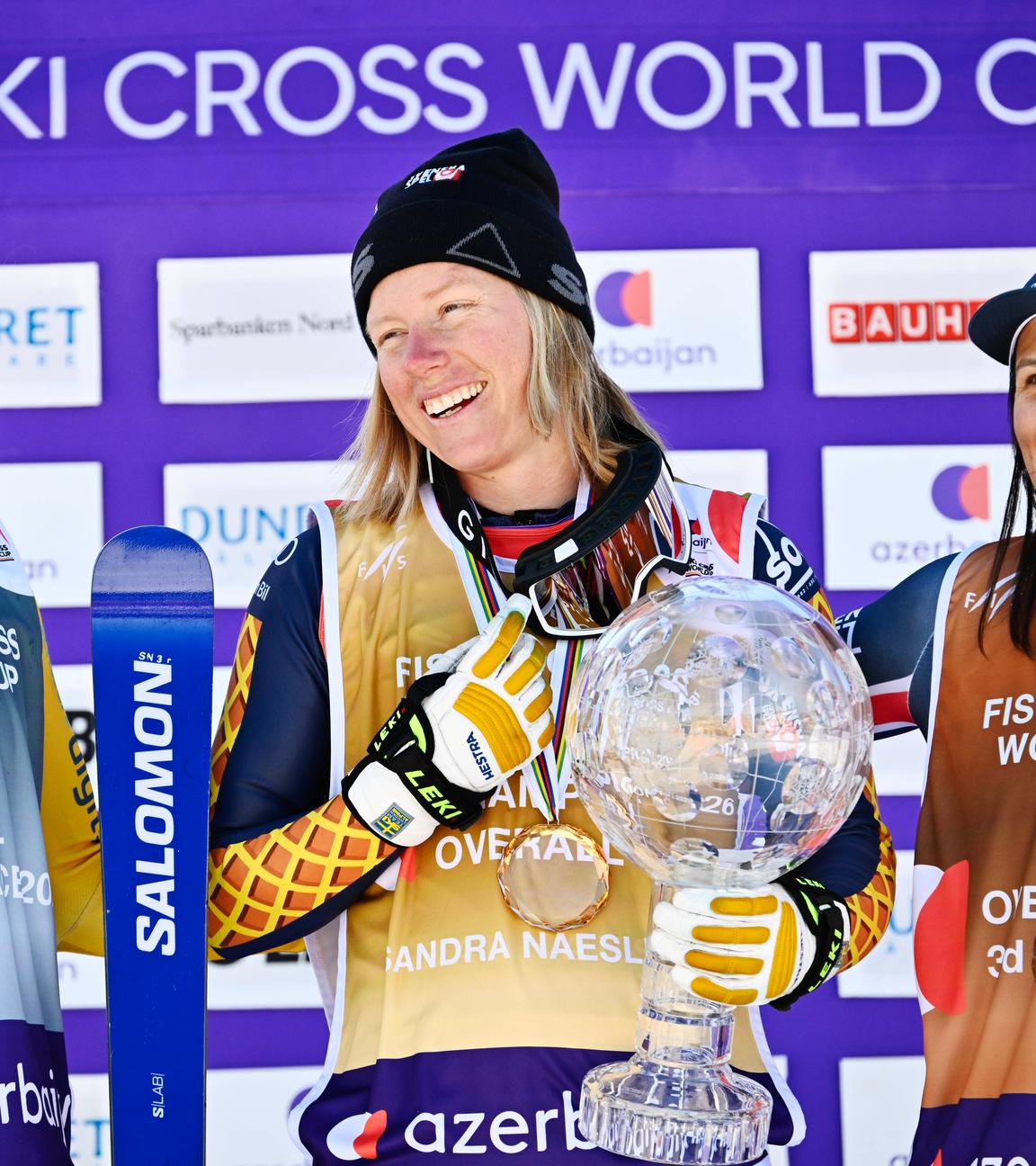 Sandra Näslund (Schweden), Daniela Maier (Deutschland) und Marielle Berger Sabbatel (Frankreich) jubelten. 