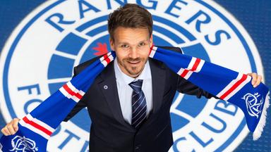 Der neue Cheftrainer Danny Röhl wird im Trainingszentrum der Rangers in Glasgow vorgestellt. Lanarkshire, Schottland, 20. Oktober 2025.