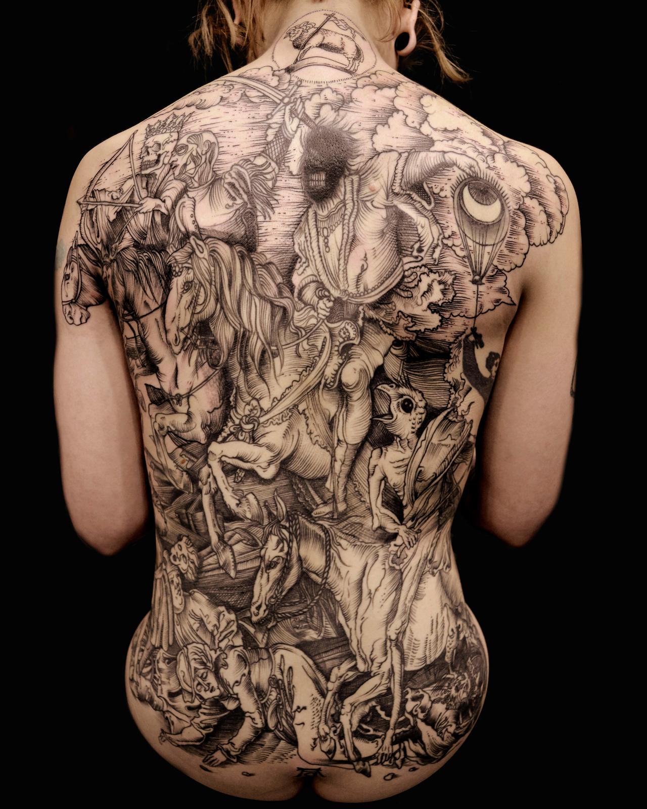 Tattoo von Maud Dardeau, Paris 2012