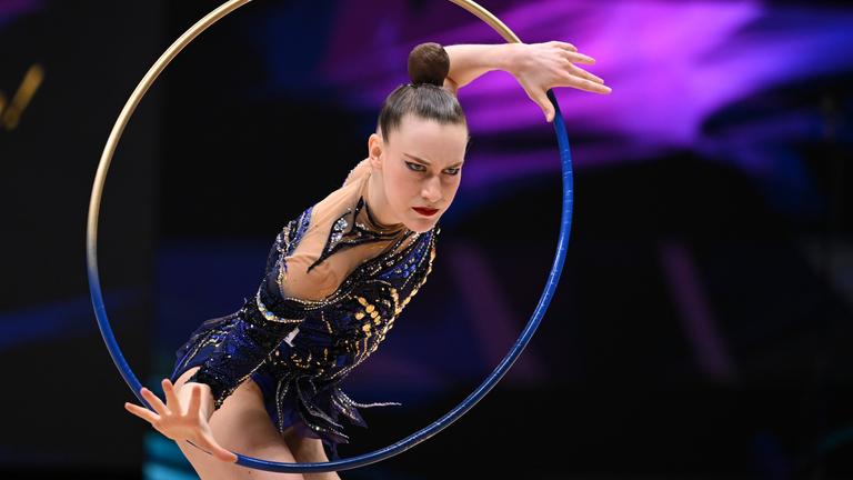 Deutschlands Darja Varfolomeev in Aktion bei der Europameisterschaft am 07.06.2025.