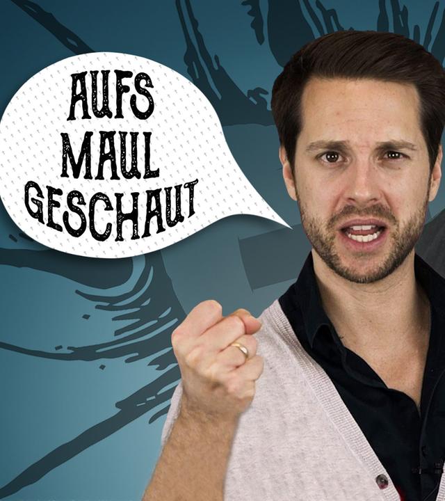 Mirko Drotschmann mit Bild von Martin Luther