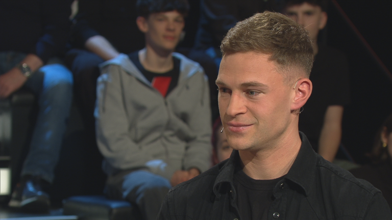 Joshua Kimmich zu Gast im aktuellen Sportstudio.