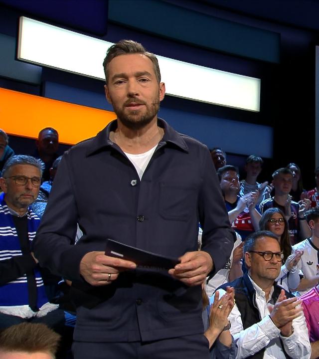 Moderator Sven Voss im aktuellen Sportstudio.