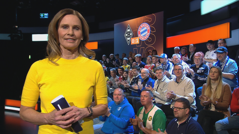 Moderatorin Kathrin Müller-Hohenstein im aktuellen Sportstudio.