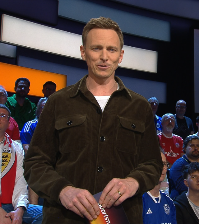 Moderator Jochen Breyer im aktuellen Sportstudio.