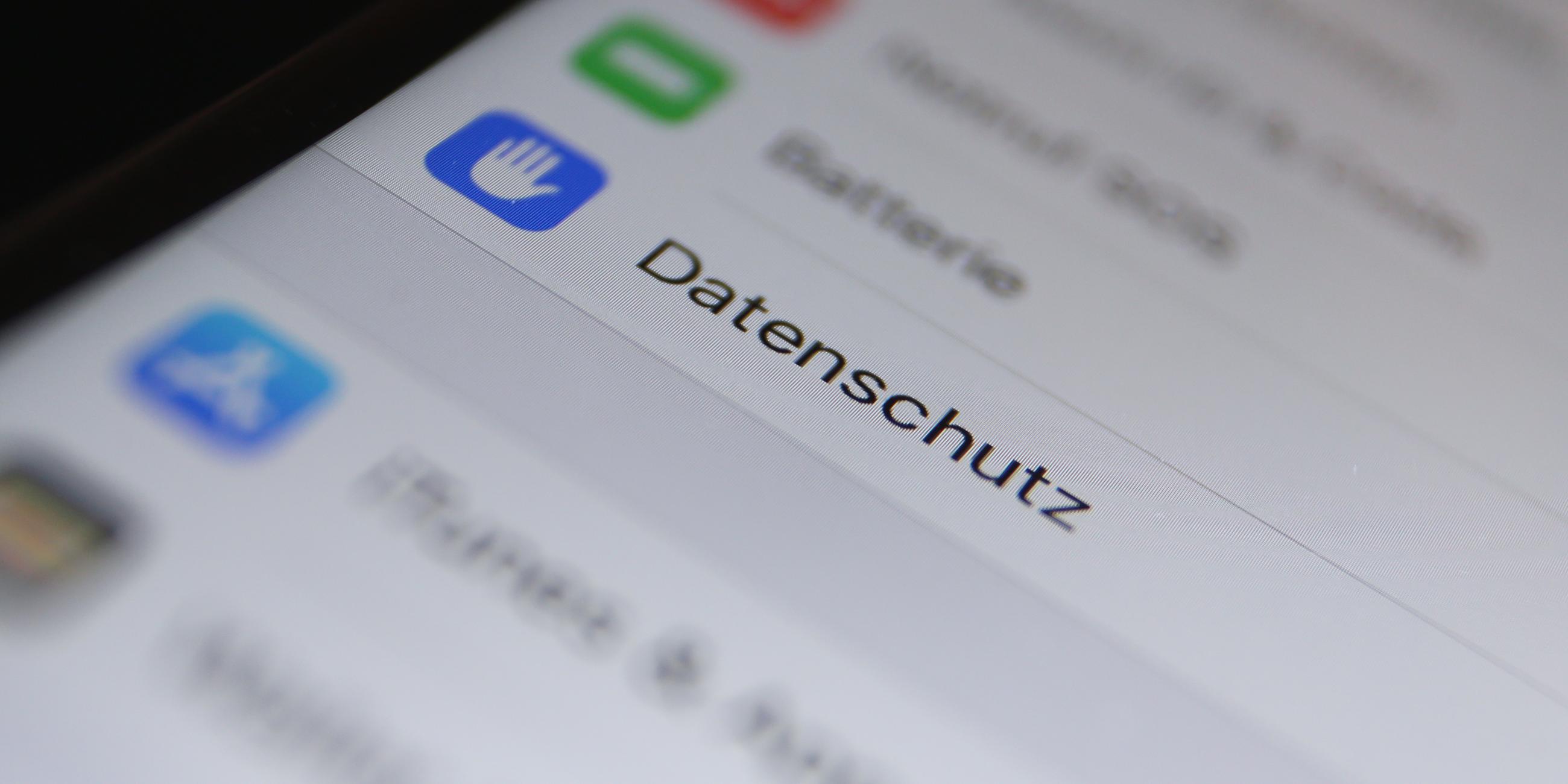 Datenschutz 