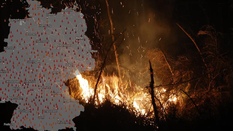 Waldbrand: Harz, Schierke, Sachsen-Anhalt