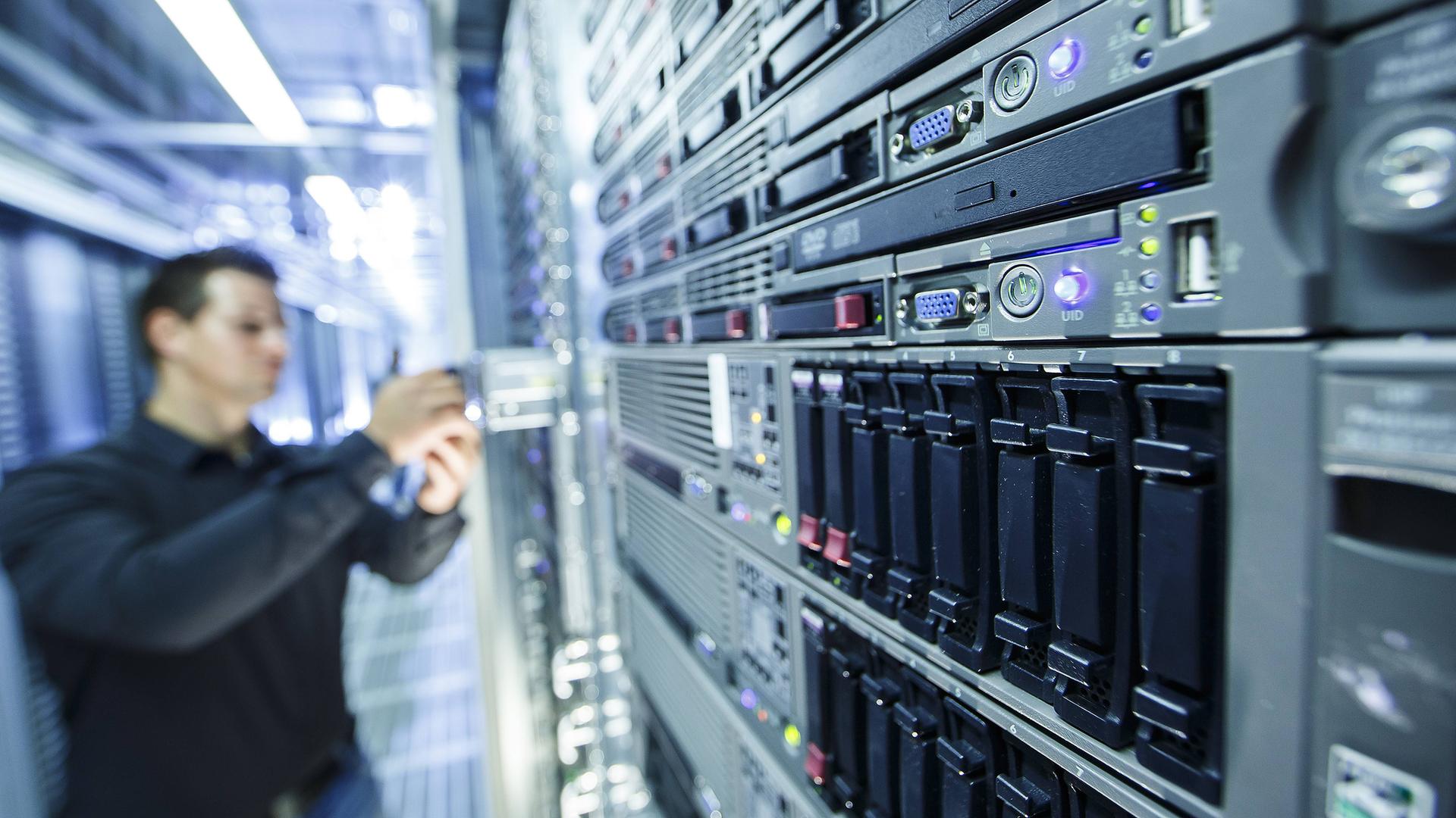 Ein Rechenzentrum in Biere ( Sachsen-Anhalt)