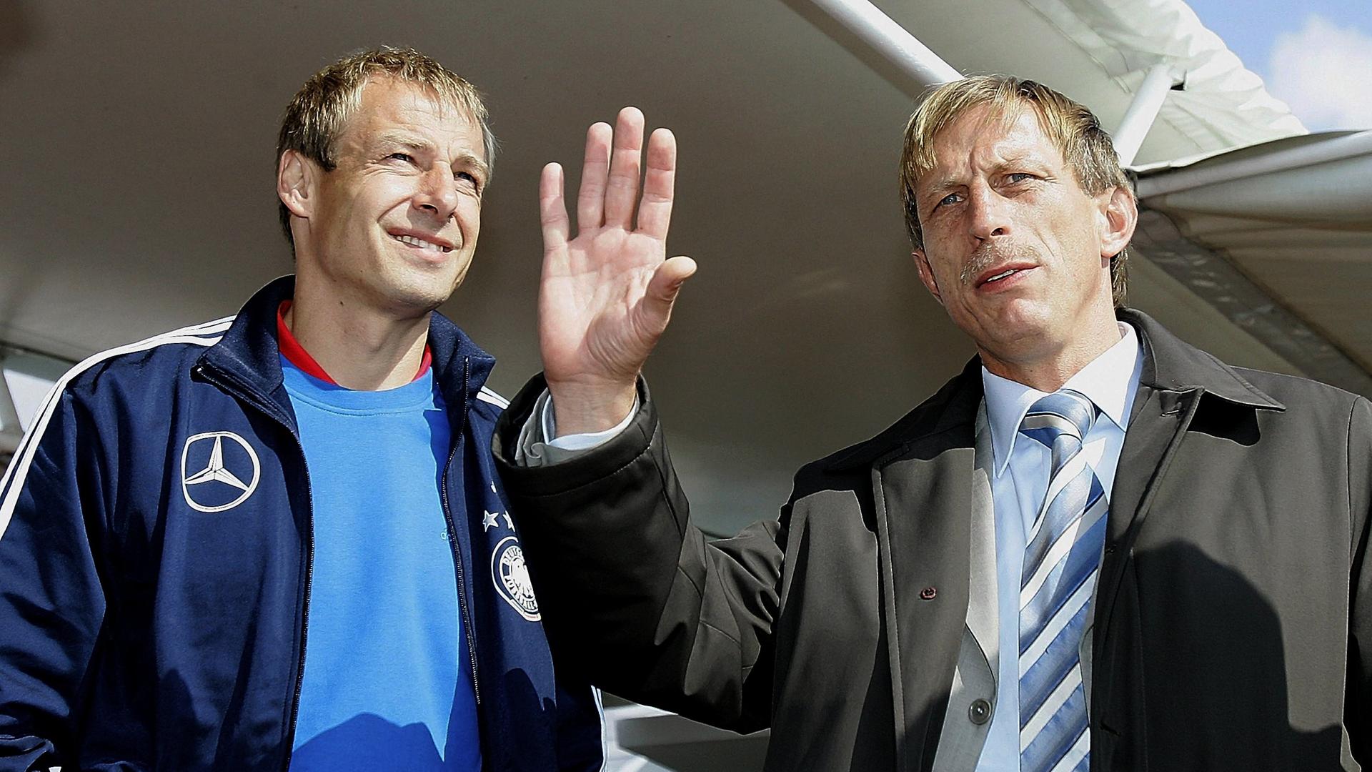 Jürgen Klinsmann und Christoph Daum