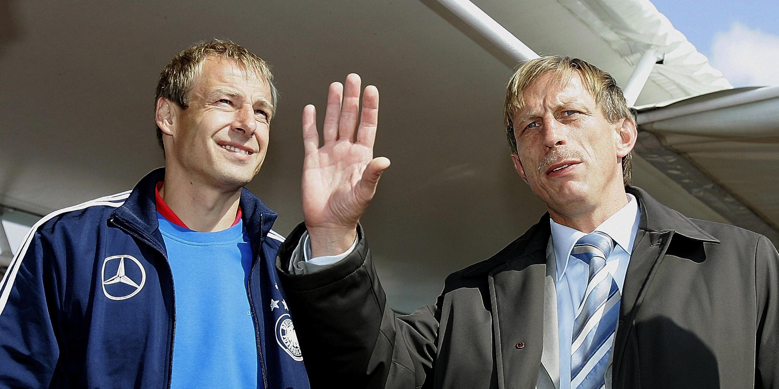 Jürgen Klinsmann und Christoph Daum