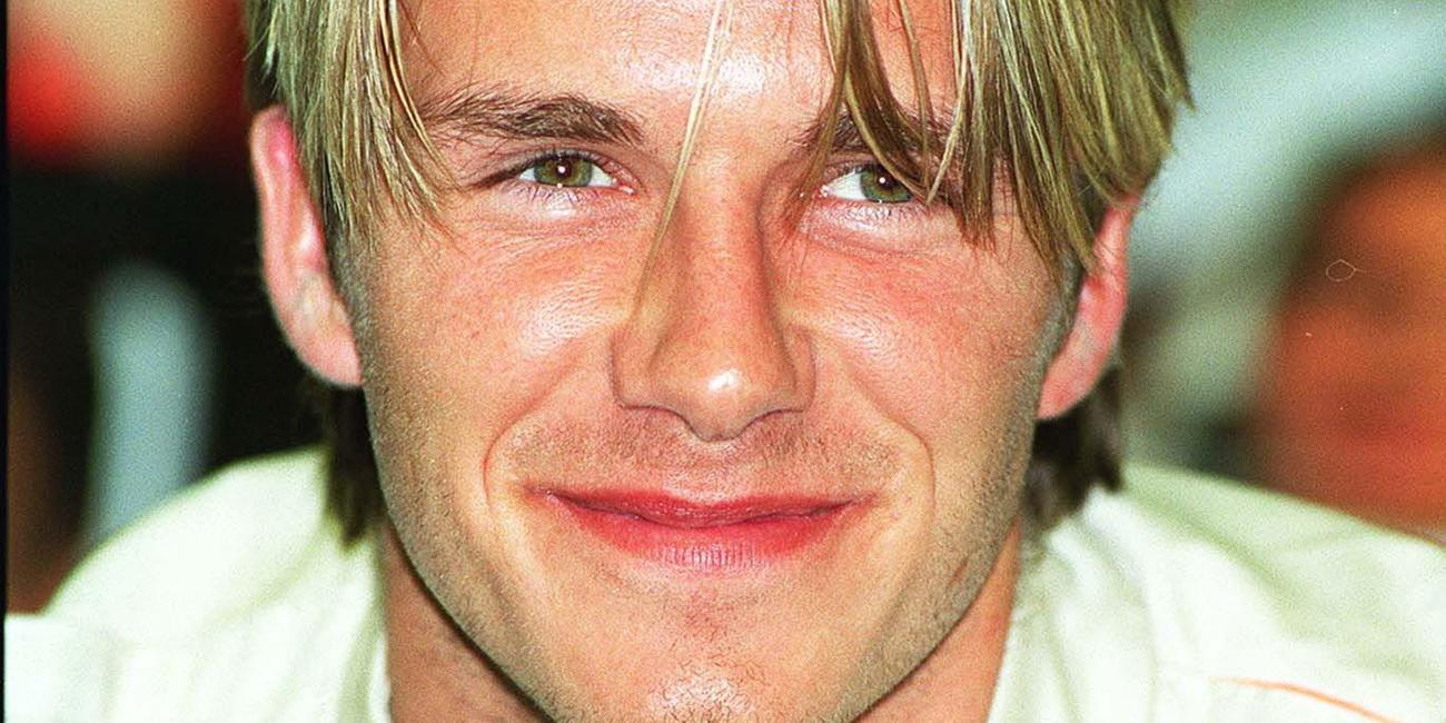 David Beckham im Jahr 1998.