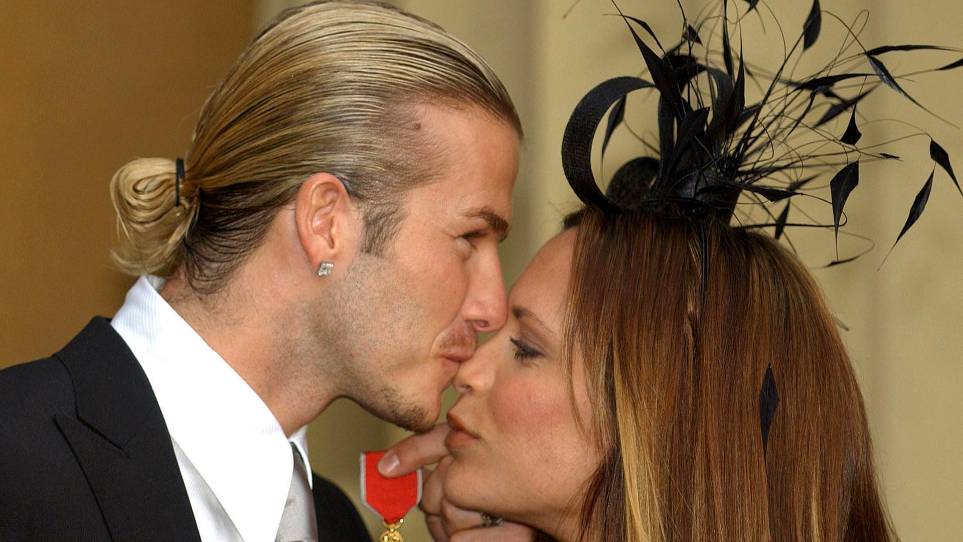 David Beckham und seine Frau Victoria Beckham.