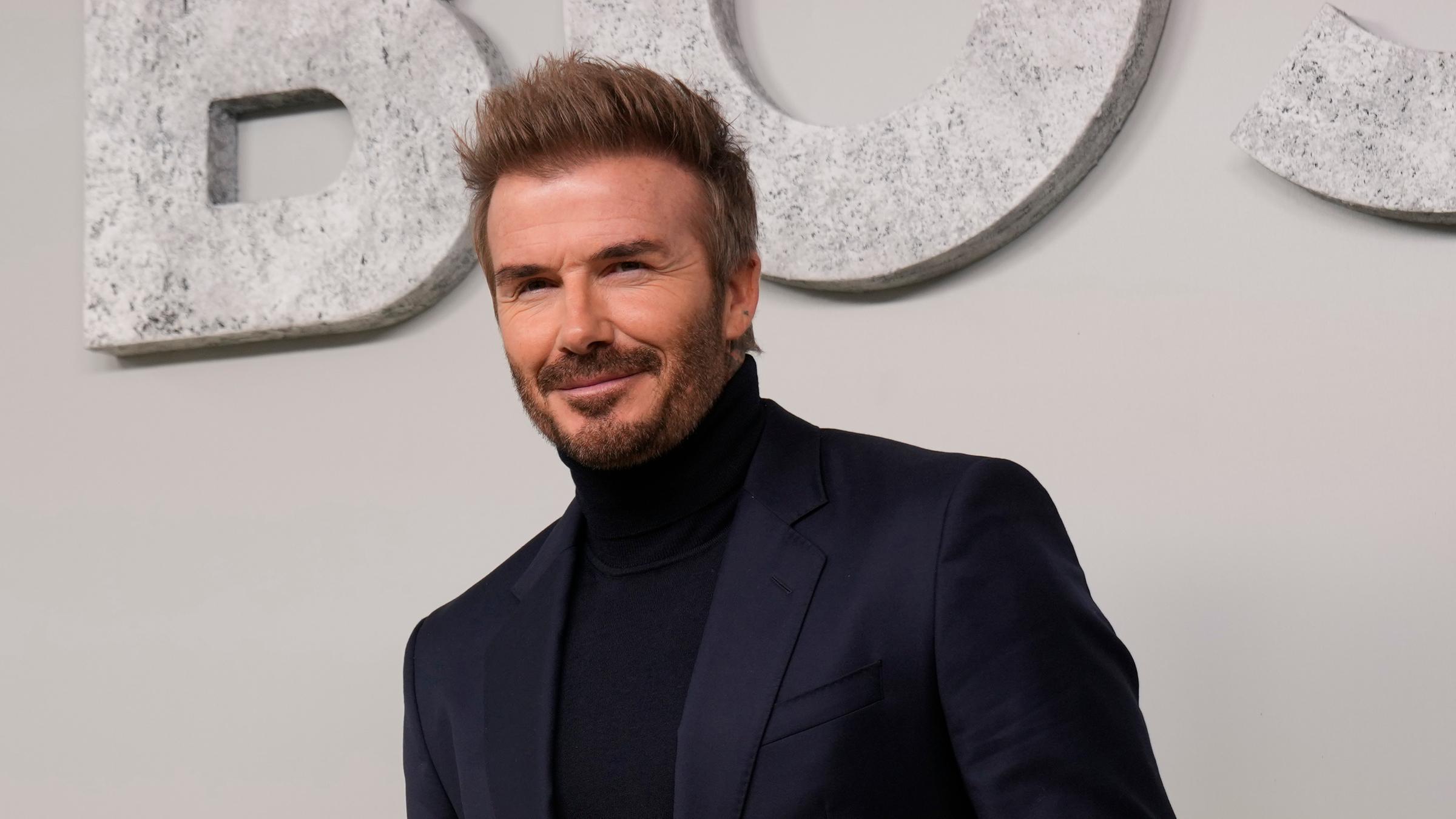 Zu sehen ist David Beckham.