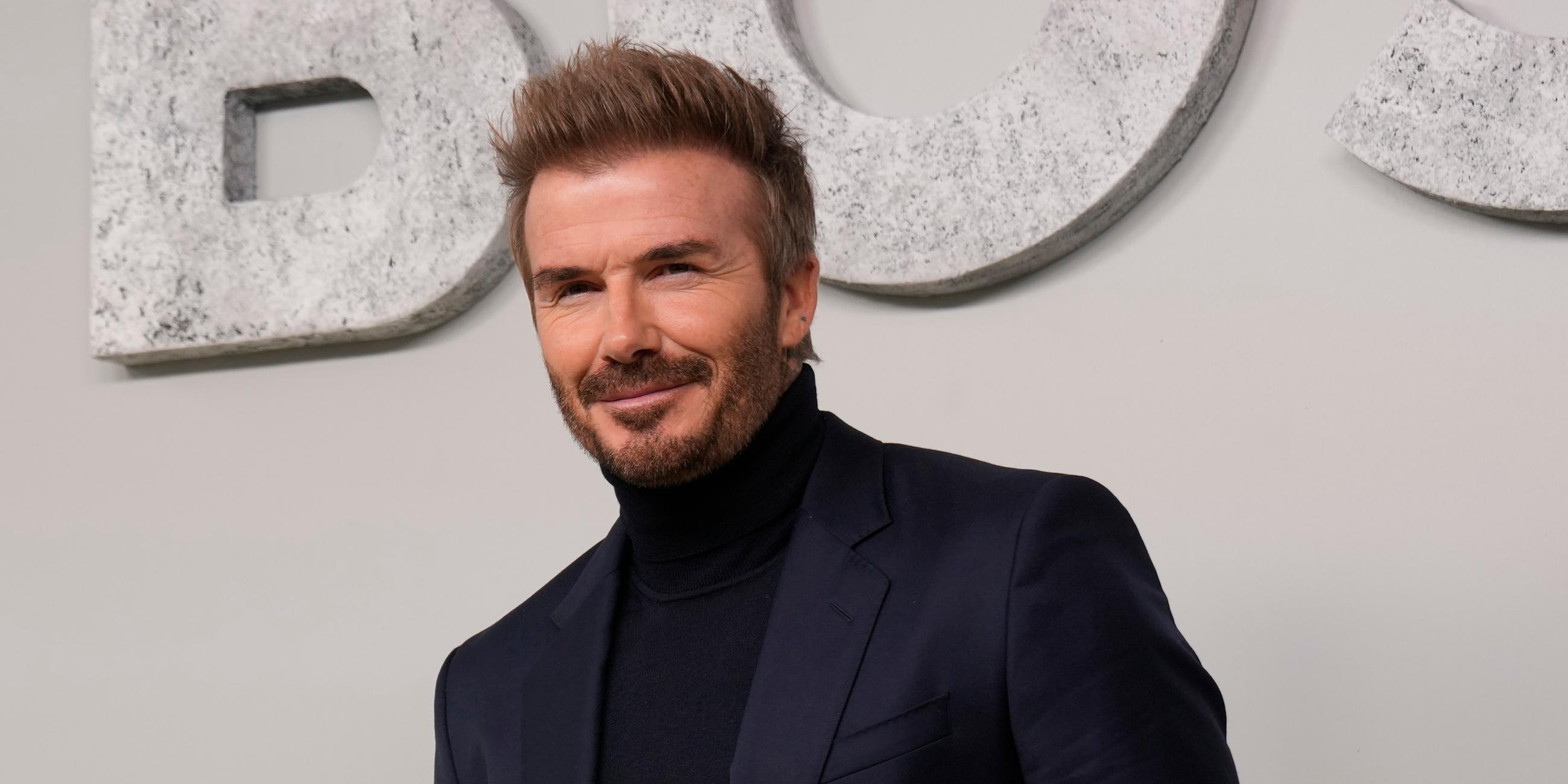 Zu sehen ist David Beckham.