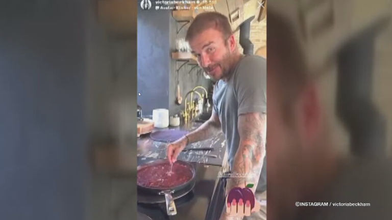 Pflaumenzeit für David Beckham