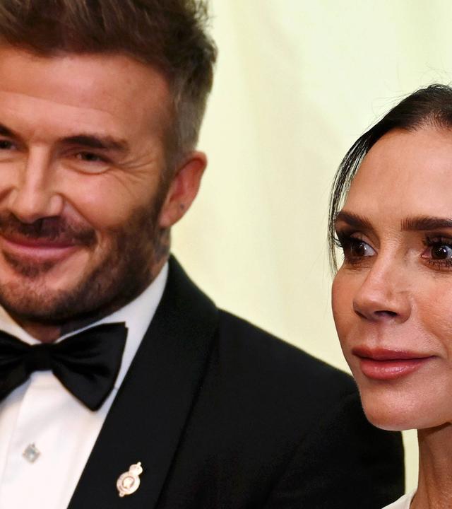 Victoria und David Beckham während einer Abendveranstaltung in Gloucestershire. (Archiv)