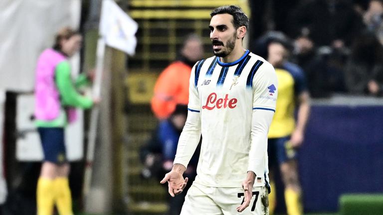 Davide Zappacosta beim Spiel Royale Union Saint-Gilloise und Atalanta am 28.01.2026 in Belgien.