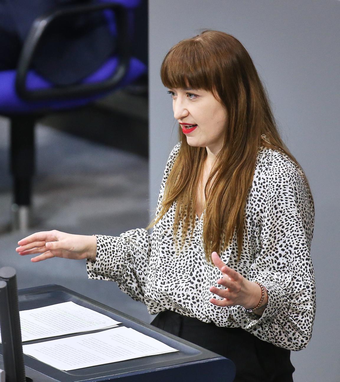 Heidi Reichinnek, Linke, in der Generaldebatte