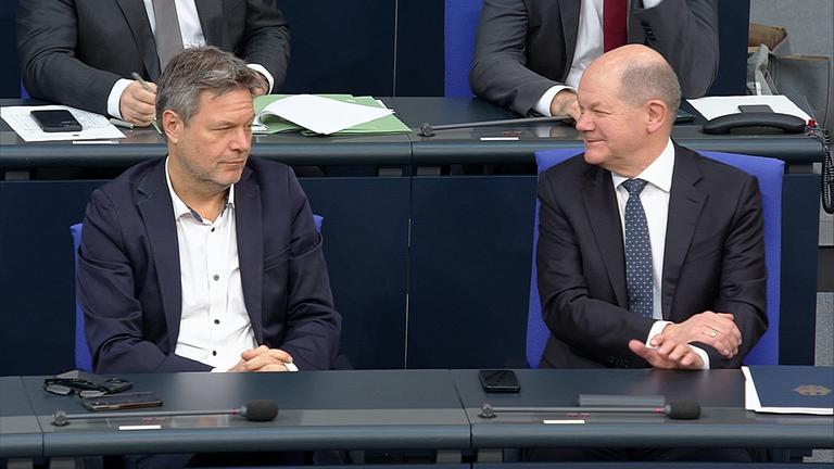 Robert Habeck und Olaf Scholz