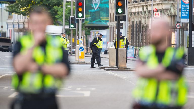 Polizisten in London