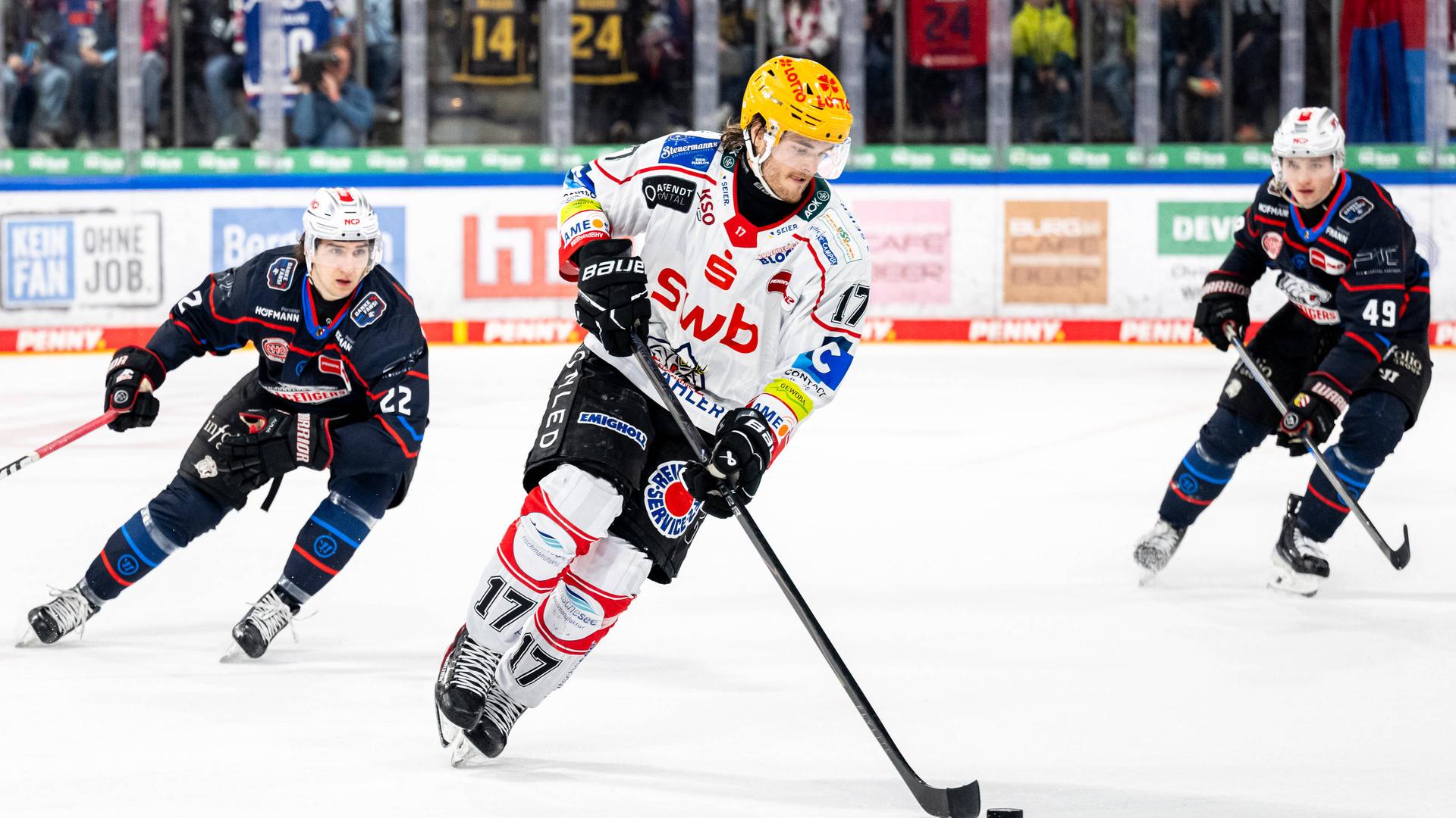 Die Pinguins Bremerhaven besiegten die Nürnberg Ice Tigers bereits mit 6:4
