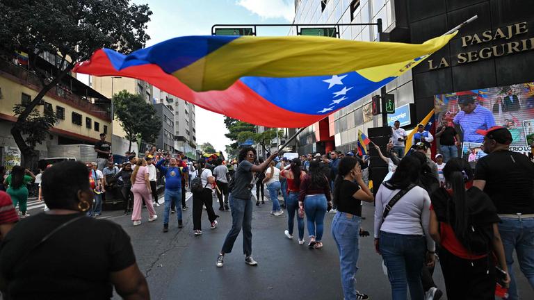 Demonstrationen in Venezuela.