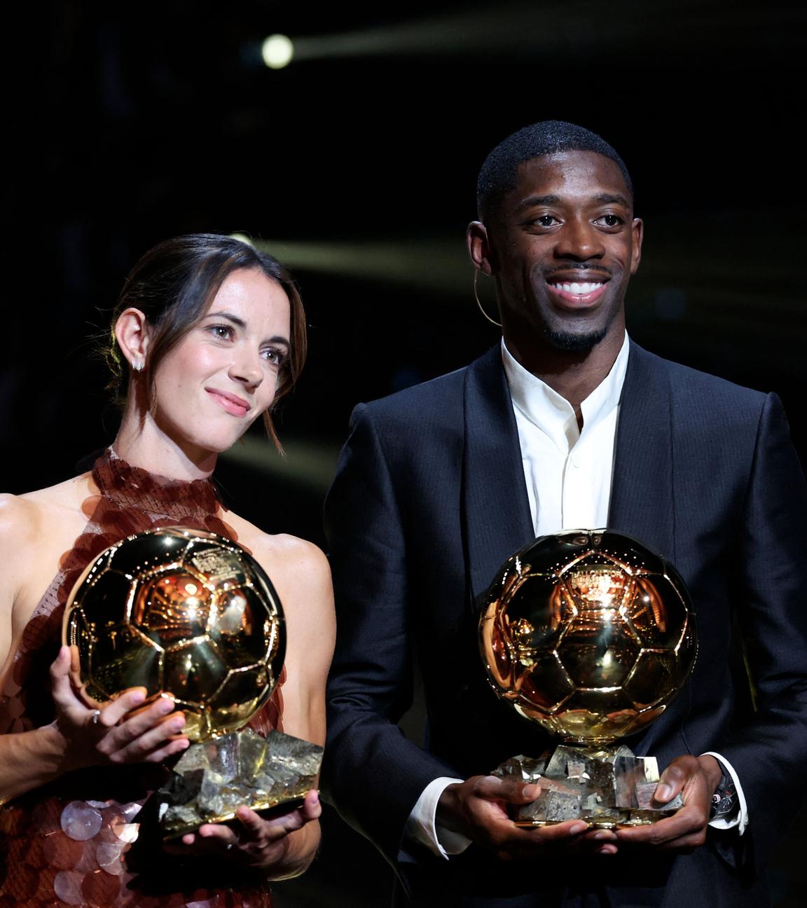 Ousmane Dembélé und Aitana Bonmati sind mit dem Ballon d'Or ausgezeichtet worden.