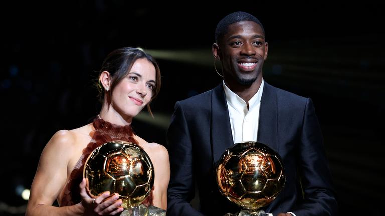 Ousmane Dembélé und Aitana Bonmati sind mit dem Ballon d'Or ausgezeichtet worden.
